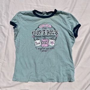 Vintage “Shopaholic” Graphic Tee